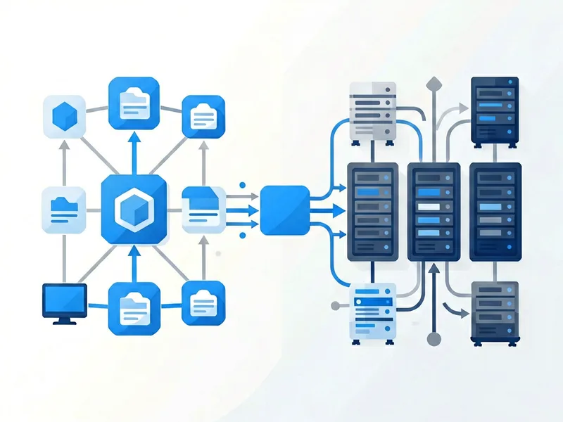 Nemotron 3 Super open model connecting to data center infrastructure, illustrated in flat tech style